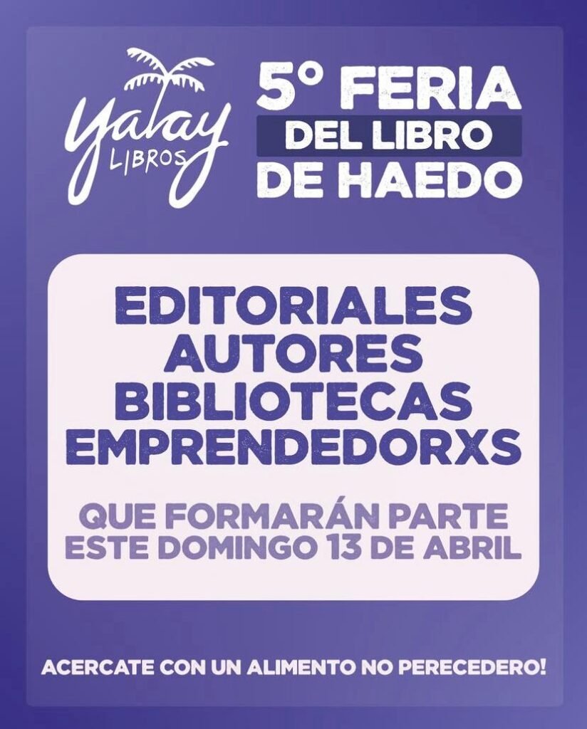 FLYER FERIA DEL LIBO DE HAEDO
