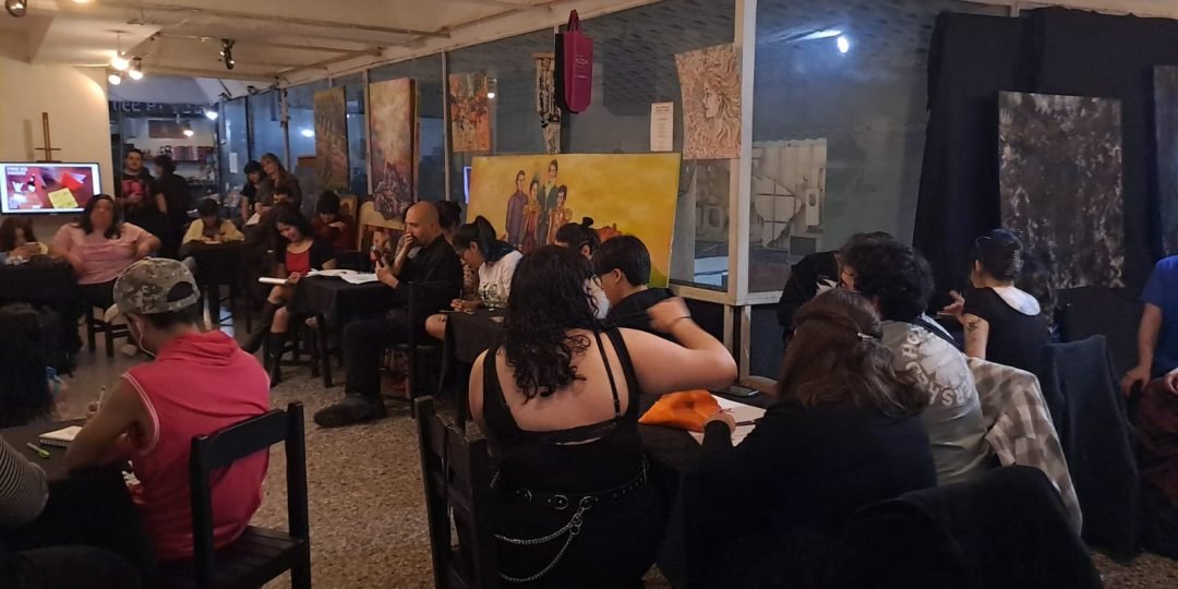 Reunion de presentacion de obras, Catalina Halles